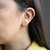 Laurel Pearl Studded Stud Earring in Ivory