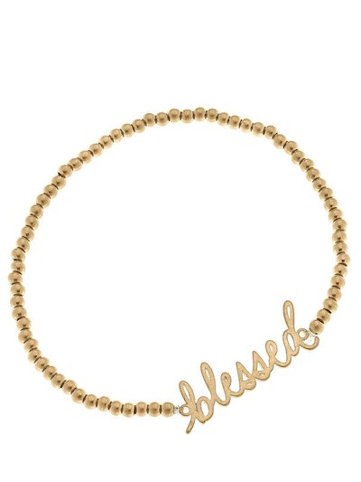 Canvas Style Leah Blessed Ball Bead Stretch Bracelet product