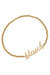 Leah Blessed Ball Bead Stretch Bracelet - Worn Gold
