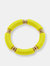 Lelani Resin Disc Stretch Bracelet - Lemon