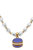 Madeleine Pearl & Macaroon Children's Necklace in Purple - Purple