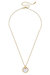 Mariana Pearl Delicate Disc Necklace In Mother Of Pearl
