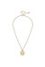 Marley Equestrian Charm Necklace in Worn Gold