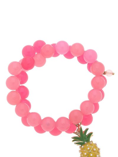 Canvas Style Melody Pineapple Beaded Children's Bracelet product