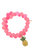 Melody Pineapple Beaded Children's Bracelet - Fuchsia & Pink