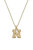 Nebraska Cornhuskers 24K Gold Plated Pendant Necklace - Gold