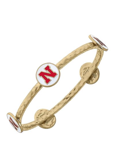 Canvas Style Nebraska Cornhuskers Enamel Claudia Bangle product