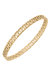 Ryan Greek Keys Bangle - Worn Gold