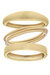Satin Metal Bangle Stack - January Stack Of The Month - Satin Gold