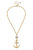 Shawn Anchor & Pearl Cluster Pendant Necklace