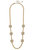 St. Barts Raffia Chain Link Necklace In Natural - Natural