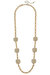 St. Barts Raffia Chain Link Necklace In Natural - Natural