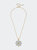 Stuck On You Flower Patch Necklace - White/Yellow