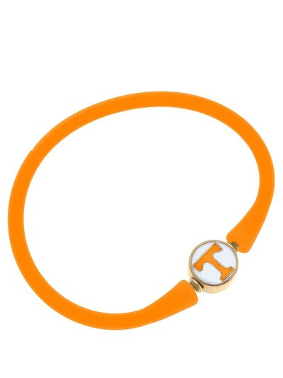 Canvas Style Tennessee Volunteers Enamel Silicone Bali Bracelet In Orange product