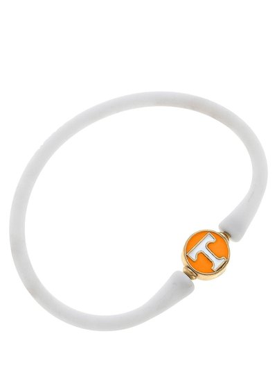 Canvas Style Tennessee Volunteers Enamel Silicone Bali Bracelet In White product
