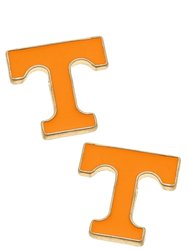 Tennessee Volunteers Enamel Stud Earrings - Orange