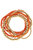 Tori Beaded Stretch Bracelets In Orange - Set of 7 - Orange