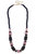Winslow Pink & White Chinoiserie & Wood Necklace