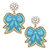 Women's Stuck On You Patch Earrings - Blue