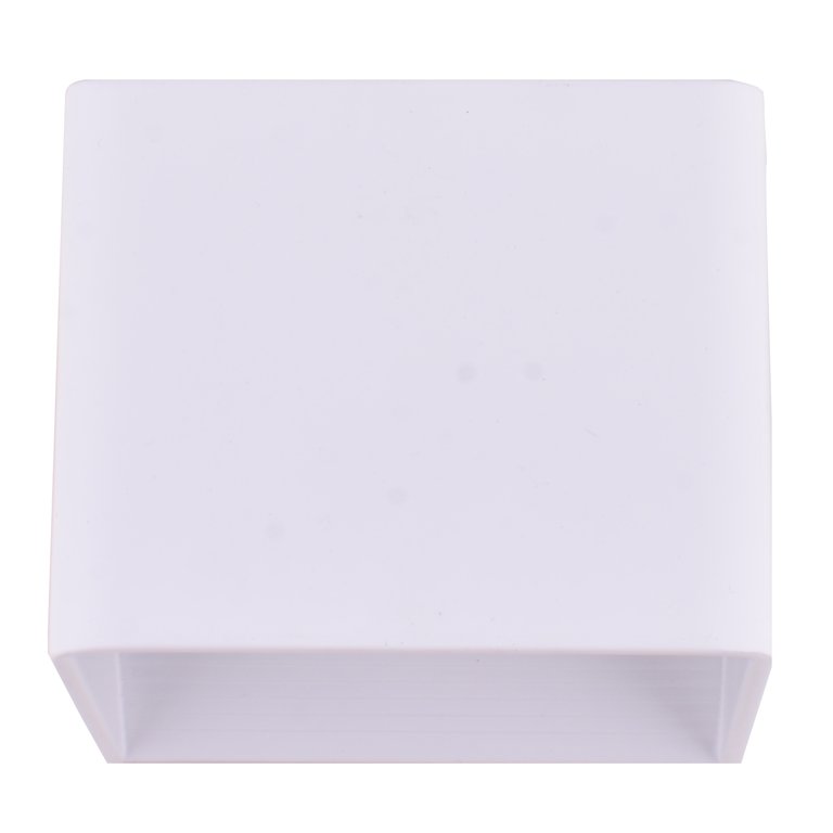 4” LED Square Wall Sconce Lamp 2pcs Pack - White