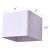 4” LED Square Wall Sconce Lamp 2pcs Pack