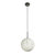 Bushnell Ball Pendant Light Fixture, White Orb With Elegant Glow