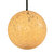 Bushnell Ball Pendant Light Fixture, White Orb With Elegant Glow