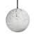 Bushnell Ball Pendant Light Fixture, White Orb With Elegant Glow