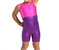 Girl's Level Up Biketard Bodysuit In Purple/Pink - Purple/Pink