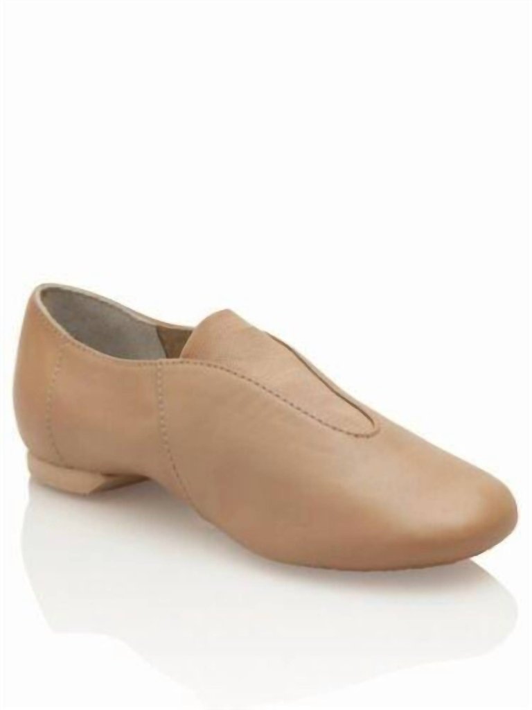 Kids Show Stopper Jazz Shoe In Caramel - Caramel