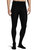 Men's Knit Footed Tights With Back Seams In Black - Black