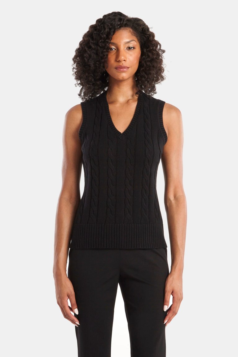 The Spiral Sweater - Black