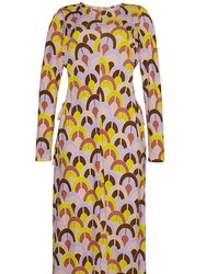 Celeste Geo Print Dress - Geo Lavender Zest