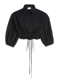 Hutton Top - Black - Black