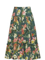 Tisbury Skirt - Olive Kingston Floral