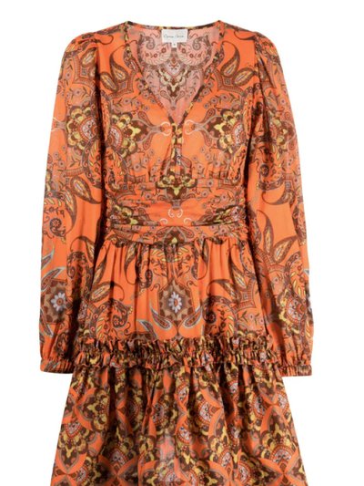 Cara Cara Women Long Sleeves Harper Dress Nectarine Vintage Paisley product