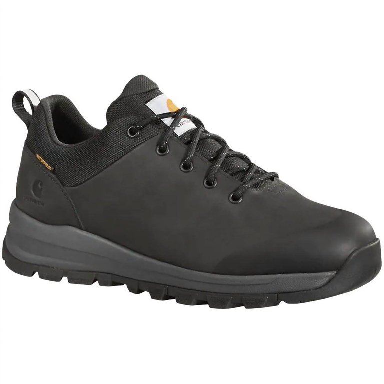 Men's Hiker Outdoor Waterproof 3-Inch Alloy Toe Work Shoe - Wide Width - Black