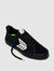 CATIBA PRO Skate All Black/Ivory Suede and Canvas Ivory Logo Sneaker Men