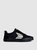 CATIBA PRO Skate All Black/Ivory Suede and Canvas Ivory Logo Sneaker Men