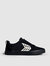 CATIBA PRO Skate All Black Suede and Canvas Ivory Logo Sneaker Women - All Black/Ivory