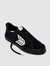 CATIBA PRO Skate All Black Suede and Canvas Ivory Logo Sneaker Women