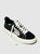 CATIBA PRO Skate Black Suede and Canvas Contrast Thread Ivory Logo Sneaker Men