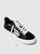 CATIBA PRO Skate Black Suede and Canvas Contrast Thread Ivory Logo Sneaker Men
