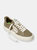 CATIBA PRO Skate Burnt Sand Suede and Canvas Contrast Thread Ivory Logo Sneaker Women - Burnt Sand