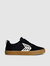 CATIBA PRO Skate Gum Black Suede and Canvas Ivory Logo Sneaker Women - All Black Gum/Ivory