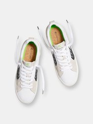 Catiba Pro Skate White Premium Leather Vintage White Suede Sneaker Women