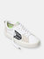 Catiba Pro Skate White Premium Leather Vintage White Suede Sneaker Women