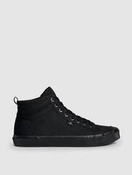 OCA High All Black Canvas Sneaker Women - All Black