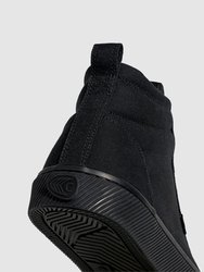 OCA High All Black Canvas Sneaker Women