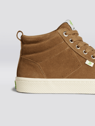 Oca High Camel Suede Sneaker Women